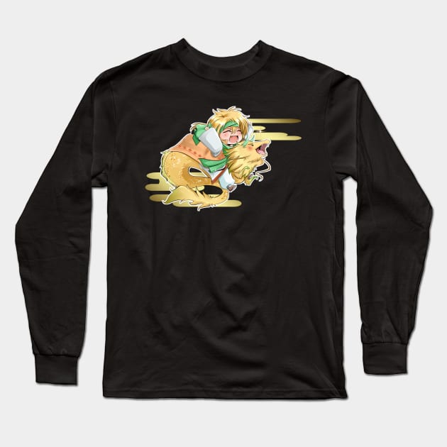 Ouryuu Long Sleeve T-Shirt by Kamapon's Workshop